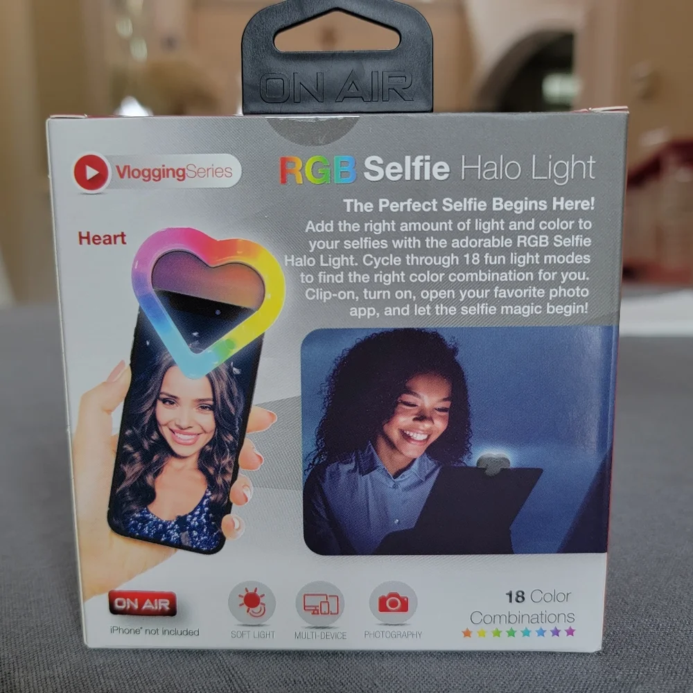 Heart Halo Ring selfie light